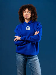 Red Bull BORA Hansgrohe Lifestyle Hoodie Hoodie unisex front product view | Dash Racegear — Red Bull BORA Hansgrohe 2026 hoodie in royal blue, built for casual fan and street style.