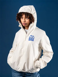 Red Bull BORA Hansgrohe Lifestyle Jacket Jacket unisex front product view | Dash Racegear — Red Bull BORA Hansgrohe 2026 jacket in off-white, built for comfort and everyday style.