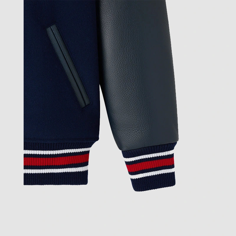 OVO Red Bull Racing Varsity Jacket Varsity Jacket unisex detail view 4 | Dash Racegear — Motorsport-inspired varsity jacket by OVO and Red Bull