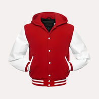 Mens Red Varsity Jacket Varsity Jacket men detail view 2 | Dash Racegear — Mens Red Varsity Jacket