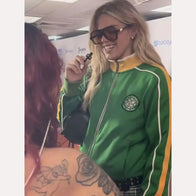 Capital Summertime Ball 2025 Reneé Rapp Celtic Track Jacket Jacket unisex detail view 5 | Dash Racegear — Capital Ball 2025 Fashion – Reneé Rapp’s Track Jacket Fit