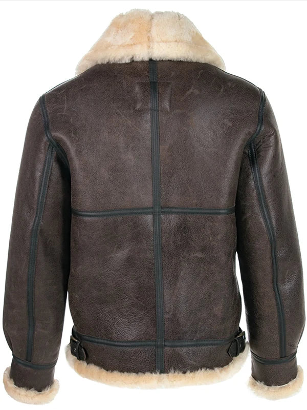 Resident Evil 4 Leon Kennedy Jacket Jacket unisex detail view 3 | Dash Racegear — Resident Evil 4 Remake Leon Kennedy classic leather bomber jacket, fur-lined and rugged for fans embracing iconic looks.