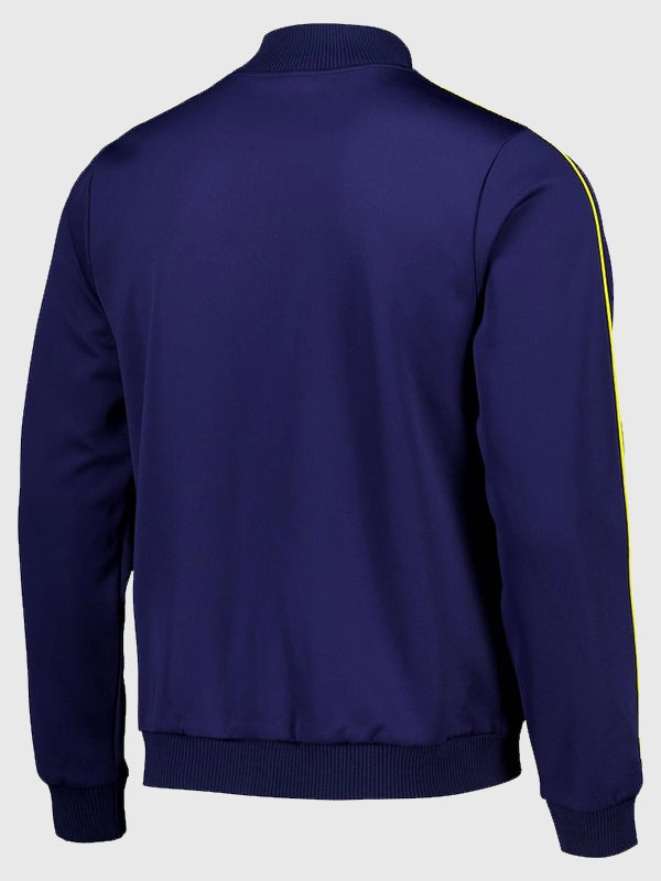 Chelsea Retro Crest Track Jacket Jacket unisex detail view 2 | Dash Racegear — Chelsea Retro Crest Navy Track Jacket brings old-school football energy to modern casual wear.