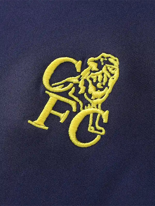 Chelsea Retro Crest Track Jacket Jacket unisex detail view 4 | Dash Racegear — Chelsea Retro Crest Navy Track Jacket combines iconic crest detail with a timeless track jacket fit for fans.