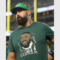 Jason Kelce Brandon Graham T-Shirt Shirt unisex detail view 2 | Dash Racegear — Philadelphia Eagles Jason Kelce Brandon Graham Tee – Limited Edition