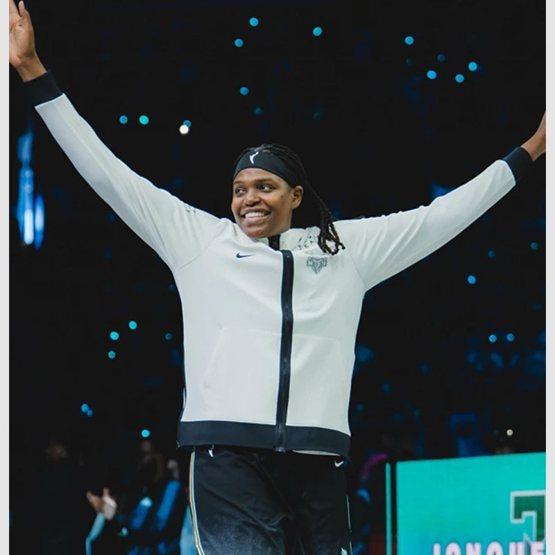 New York Liberty Nike Fenty Beauty Zip-Up Hoodie Hoodie unisex detail view 7 | Dash Racegear — Fenty Beauty Liberty Zip Hoodie – Nike NBA Collab