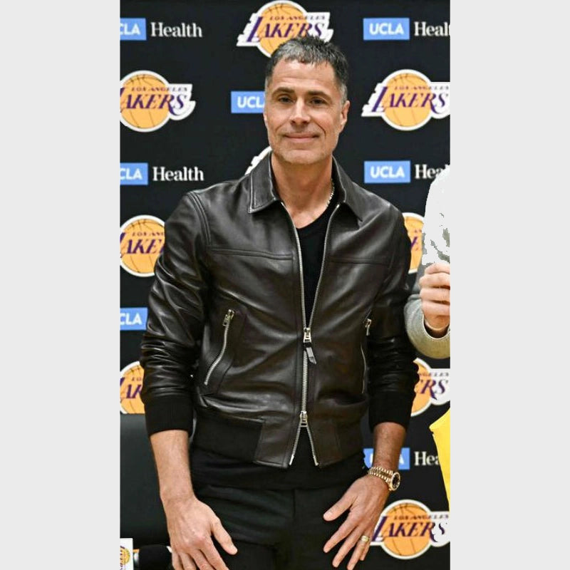 Rob Pelinka Jacket Jacket unisex detail view 4 | Dash Racegear — Rob Pelinka’s Lakers Jacket – Stylish Choice for Basketball Fans