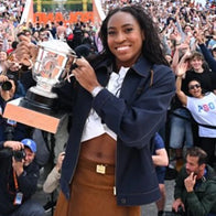 French Open 2025 Coco Gauff Miu Miu Jacket Jacket unisex front product view | Dash Racegear — Designer Tennis Jacket – Coco Gauff French Open 2025