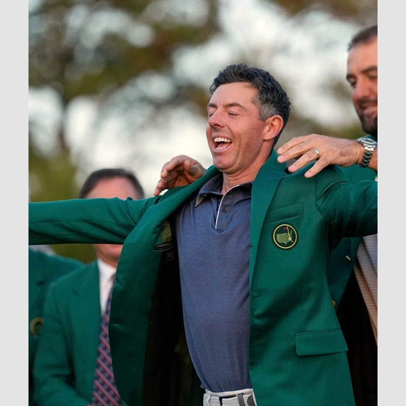 Rory Mcilroy Green Jacket Jacket unisex detail view 4 | Dash Racegear — Rory McIlroy Blazer Style Green Jacket – Elite Golf Wear