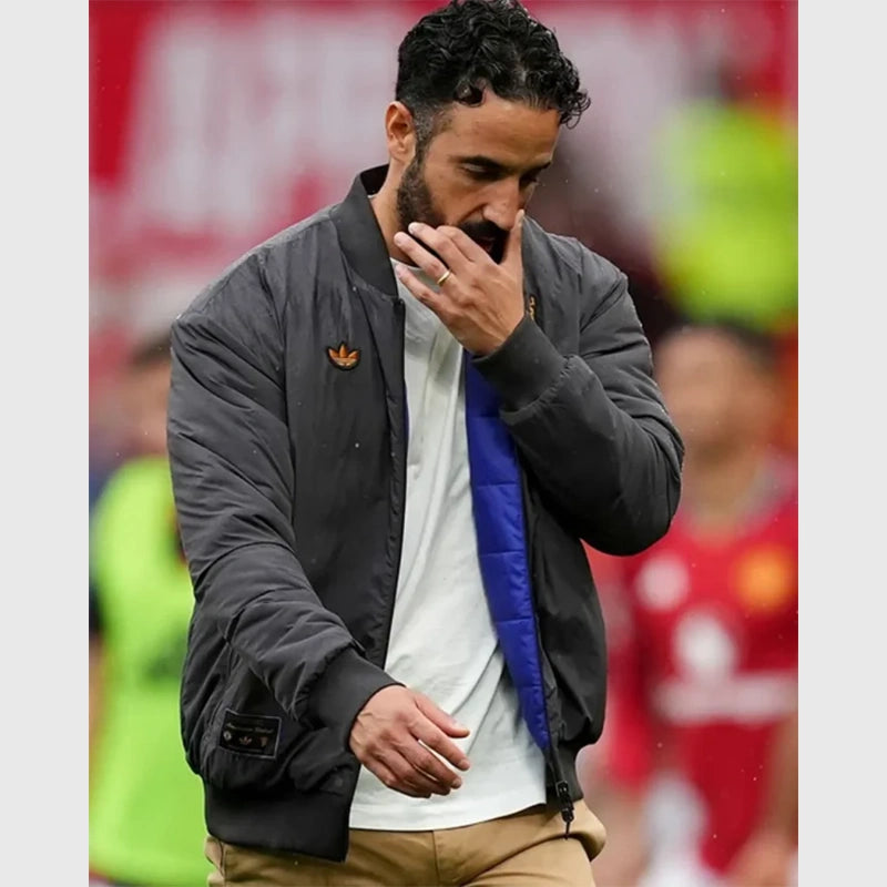 Ruben Amorim Manchester United Terrace Icons Jacket Jacket unisex detail view 3 | Dash Racegear — Manchester United Terrace Icons Jacket Inspired by Ruben Amorim