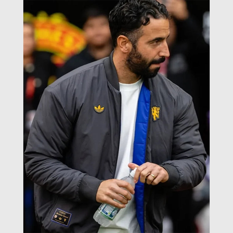 Ruben Amorim Manchester United Terrace Icons Jacket Jacket unisex detail view 2 | Dash Racegear — Ruben Amorim Terrace Icons Jacket – Manchester United Football Style