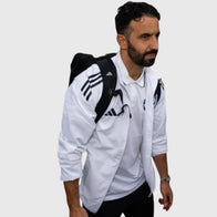 Ruben Amorim Manchester United White Jacket Jacket unisex detail view 2 | Dash Racegear — Fresh tactics, fresh look – Amorim’s United white jacket