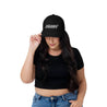 Rush Simple White Logo Trucker