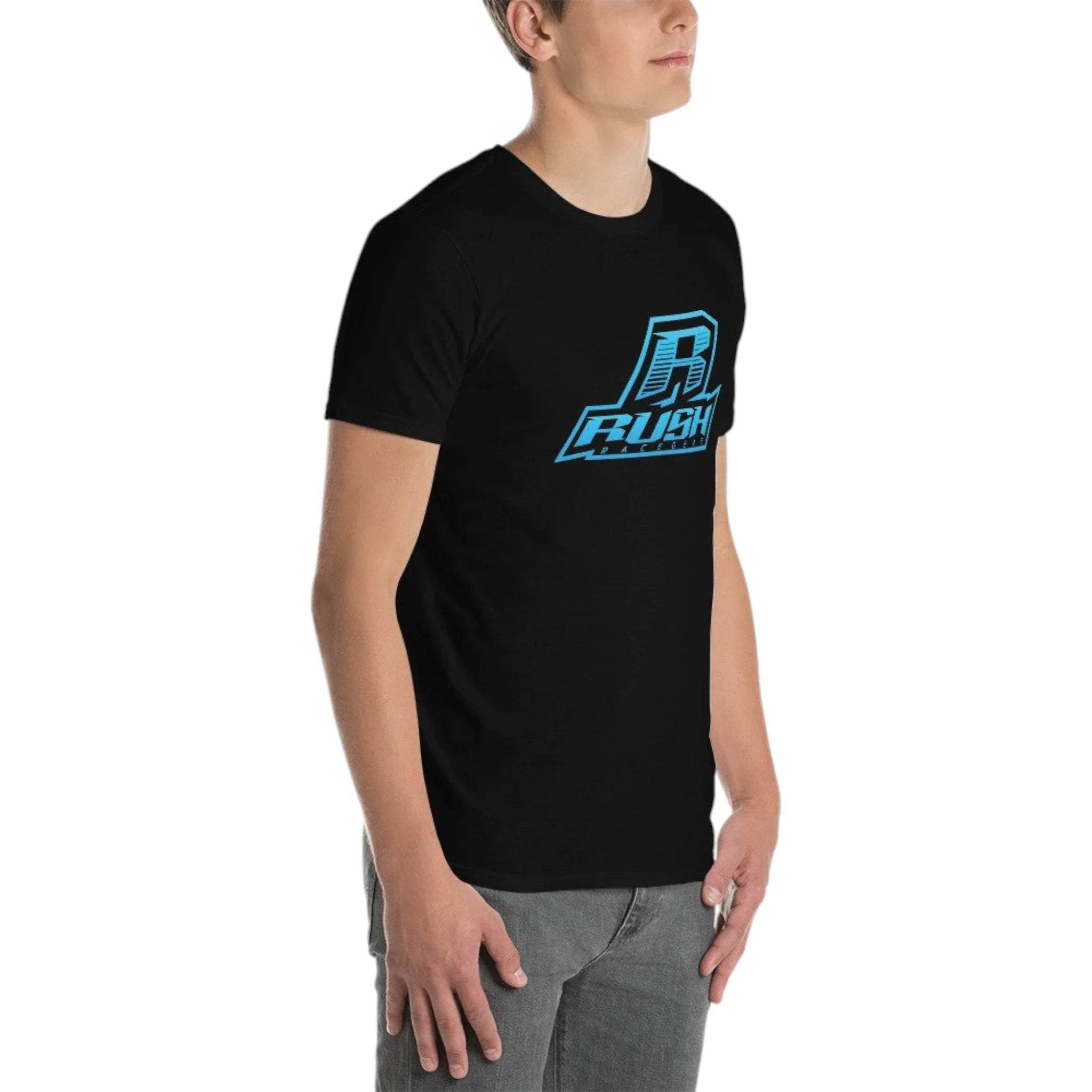 Rush Stacked Logo - Light Blue Fade - Unisex - Dash Racegear Store