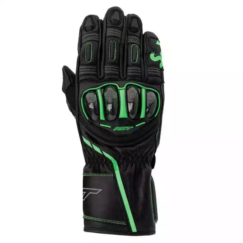 S-1 CE MENS GLOVE - BLACK/GREY/NEONGREEN, UK 8 / INTL S | DASH RACEGEAR