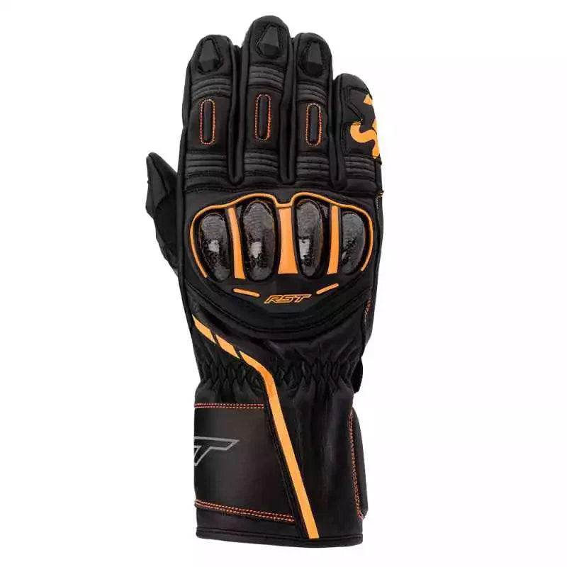 S-1 CE MENS GLOVE - BLACK/GREY/NEONORANGE, UK 10 / INTL L | DASH RACEGEAR