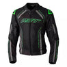 S - 1 MESH CE MENS TEXTILE JACKET - BLACK/NEONGREEN - UK 52 / EUR 62 / INTL 4XL