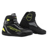 SABRE MOTO SHOE MENS CE BOOT - BLACK/GREY/FLOYELLOW - UK 5.5 / INTL 48