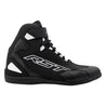 SABRE MOTO SHOE MENS CE BOOT - BLACK/BLACK/WHITE - UK 5.5 / INTL 48