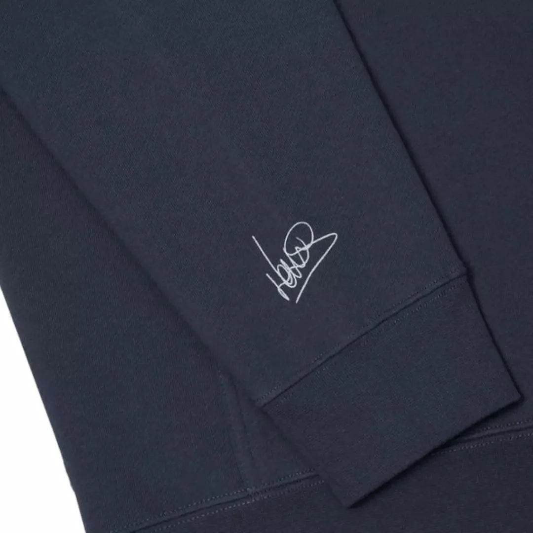 SCRIPT PETROL BLUE HOODIE - Dash Racegear Store