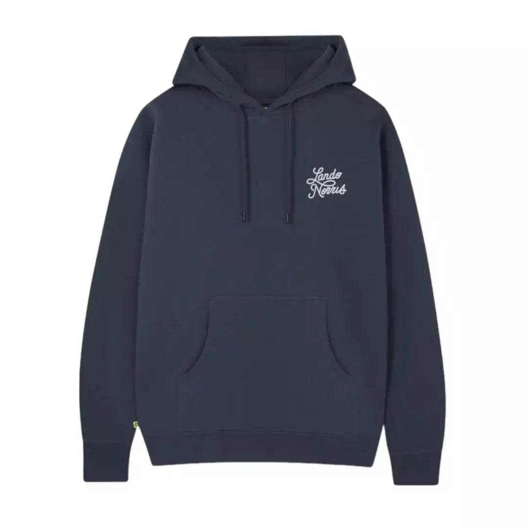 SCRIPT PETROL BLUE HOODIE - Dash Racegear Store