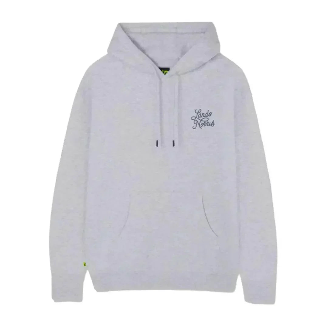 SCRIPT WHITE HEATHER HOODIE - XX - Large
