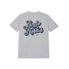 SCRIPT WHITE HEATHER SHORT SLEEVE TEE