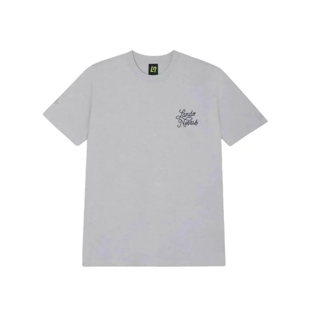 SCRIPT WHITE HEATHER SHORT SLEEVE TEE - XX - Large