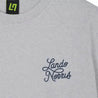SCRIPT WHITE HEATHER SHORT SLEEVE TEE