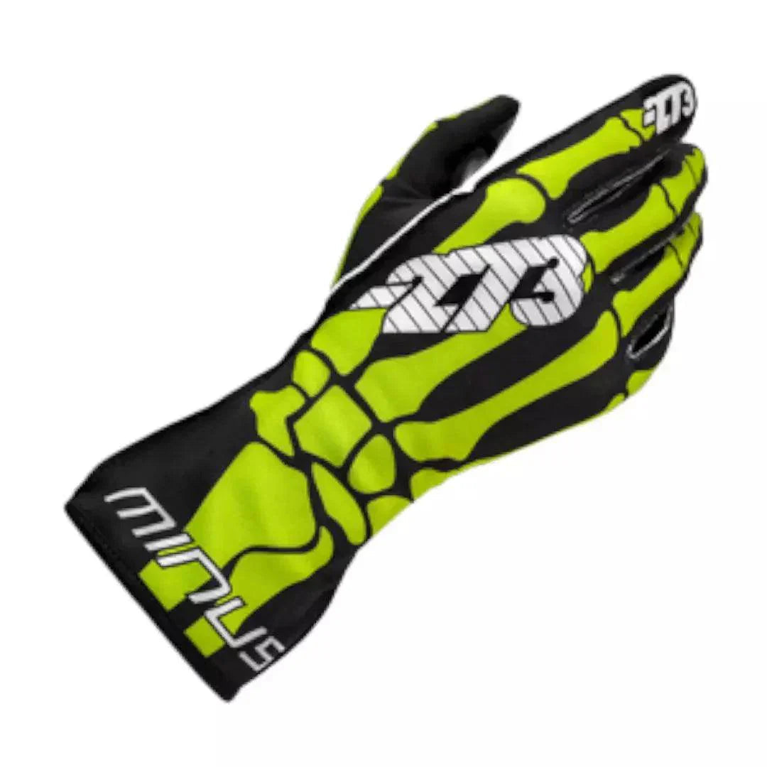 SKELETAL Black/Fluo Green/White | DASH RACEGEAR