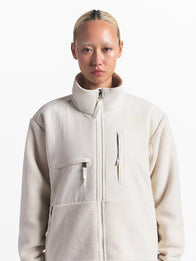 The North Face x Skims 1995 Denali Fleece Jacket Jacket unisex detail view 8 | Dash Racegear — Women’s The North Face x SKIMS 1995 Off White Denali Fleece Jacket in off‑white with water‑repellent overlays for outdoor warmth.