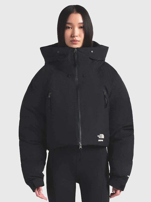 The North Face x Skims Insulated Shell Jacket Jacket unisex detail view 2 | Dash Racegear — The North Face x SKIMS Women’s 2025 Black Insulated Puffer Jacket featuring high-loft insulation and sleek design for winter wear.