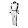 Sportsman Deluxe Specialty One Piece 1 Layer SFI 3.2A/1 Suit - White - Large / Euro 56