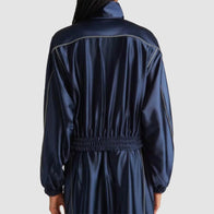 SNL S50 Scarlett Johansson Blue Track Jacket Jacket unisex detail view 3 | Dash Racegear — SNL S50 Apparel – Blue Track Jacket by Scarlett Johansson