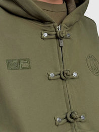 Pièces Uniques x PSG SS27 Jacket Jacket unisex detail view 2 | Dash Racegear — Pièces Uniques x Paris Saint-Germain 2026 SS27 Jacket in Green with premium comfort and a modern football-inspired silhouette.