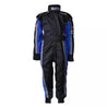 STR Junior 'Evo Start' Race Suit - Black/Grey/Blue - 7.0XS - Black