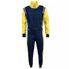 STR 'Club V2' Race Suit - Black/Yellow - 3.0XL - Black