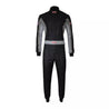 STR 'Club' Race Suit - Black/Grey/Silver - 3.0XL - Black