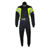 STR 'Podium' Youth Race Suit - Yellow Fluo - 7.0XS - Black