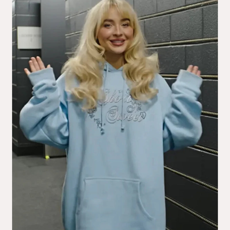 Sabrina Carpenter Short N Sweet Hoodie Hoodie unisex detail view 3 | Dash Racegear — Pop Star Hoodie – Sabrina Carpenter’s Short N’ Sweet Look