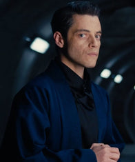 No Time to Die Safin Blue Coat Coat unisex detail view 4 | Dash Racegear — No Time to Die Rami Malek Blue Coat