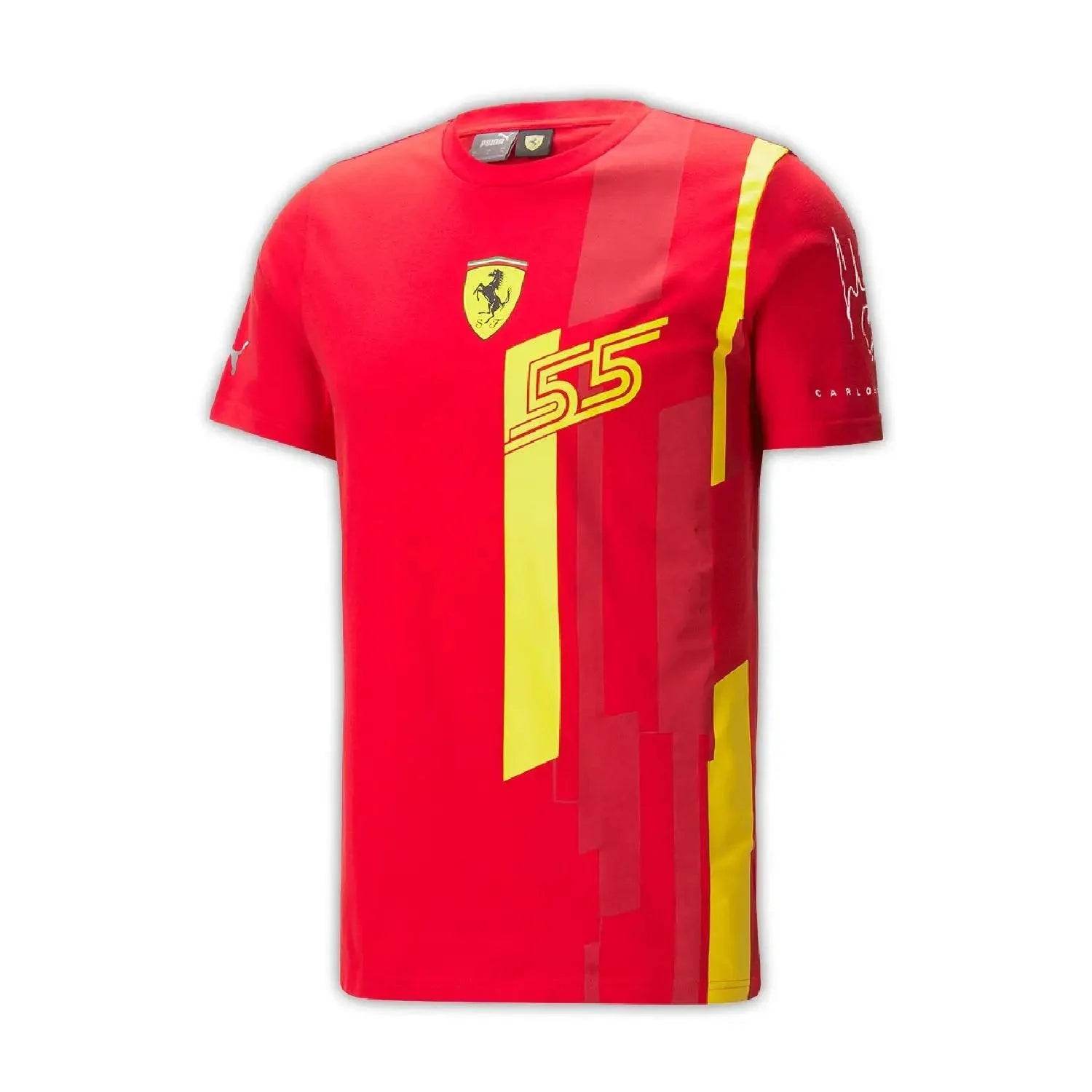 Scuderia Ferrari Sainz 2023 Spanish GP T-Shirt - Dash Racegear Store
