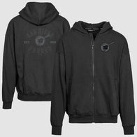 San Diego Padres Uphill Abyssal Hoodie Hoodie unisex front product view | Dash Racegear — Rep the San Diego Padres with this sharp, abyssal Uphill hoodie for fans.