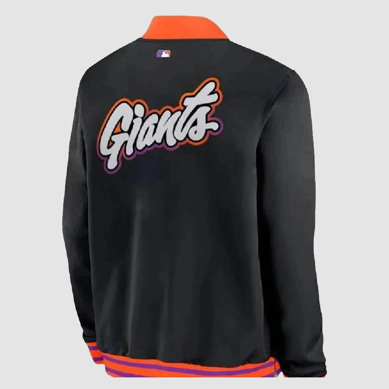 San Francisco Giants 2025 City Connect Jacket Jacket unisex detail view 3 | Dash Racegear — Giants City Connect Outerwear – 2025 San Francisco Baseball Jacket