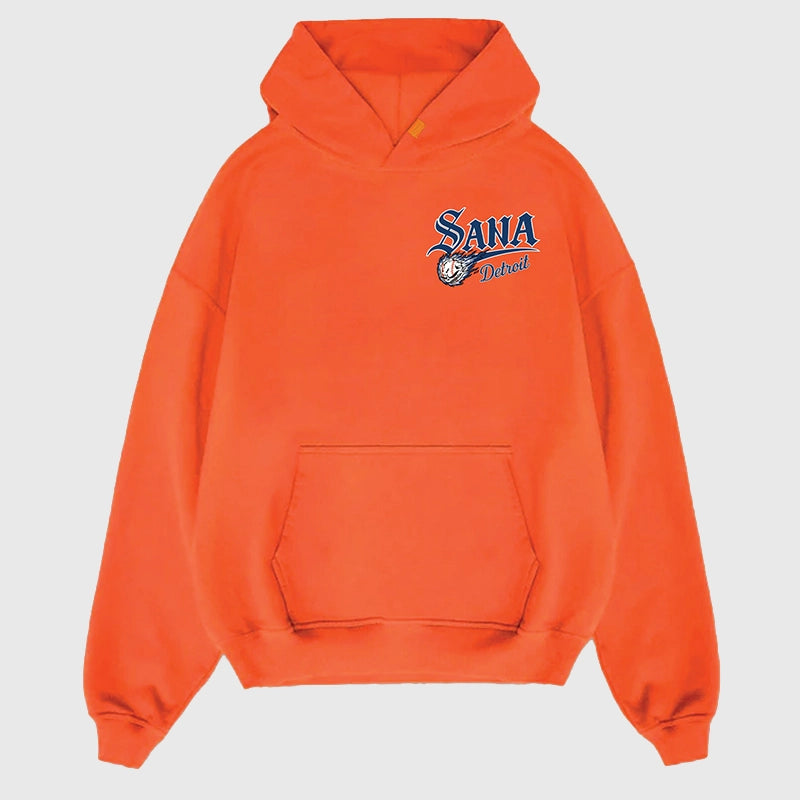 Sana Detroit Skubal Hoodie Hoodie unisex detail view 3 | Dash Racegear — Sporty Sana hoodie representing Detroit pride and Skubal spirit