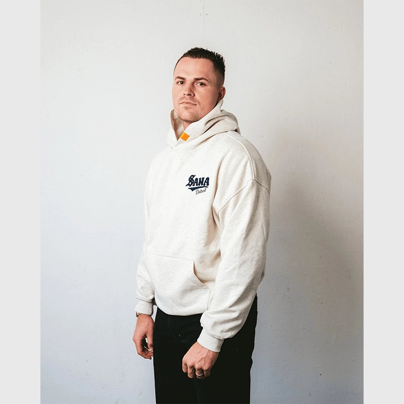 Sana x Skubal Detroit Fast Ball Hoodie Hoodie unisex detail view 4 | Dash Racegear — Detroit Tigers Fast Ball hoodie designed by Sana and Skubal