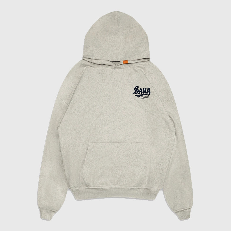 Sana x Skubal Detroit Fast Ball Hoodie Hoodie unisex detail view 2 | Dash Racegear — Soft fleece Detroit Fast Ball hoodie designed by Sana x Skubal