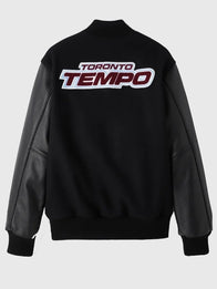 Sandy Brondello Toronto Tempo Bomber Jacket Bomber Jacket unisex detail view 3 | Dash Racegear — 2025 Trendy Toronto Tempo Bomber Jacket by Sandy Brondello