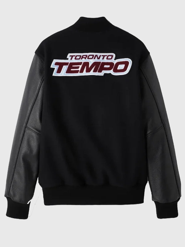 Sandy Brondello Toronto Tempo Bomber Jacket Bomber Jacket unisex detail view 3 | Dash Racegear — 2025 Trendy Toronto Tempo Bomber Jacket by Sandy Brondello