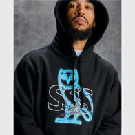 Scarborough Shooting Stars Galaxy Hoodie Hoodie unisex detail view 2 | Dash Racegear — Scarborough Shooting Stars Cosmic Hoodie – Urban Galaxy